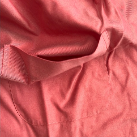 Roundtree & Yorke Red Dress Shirt Classic Button-Down - Picture 7 of 11